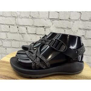 Chaco Black‎ ZX/2 Hugs And Kisses Strappy Sport Sandals Kid's 4